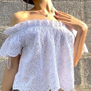 Tally Weijl stunning top, size M, 100% cotton top Amazing and very pretty